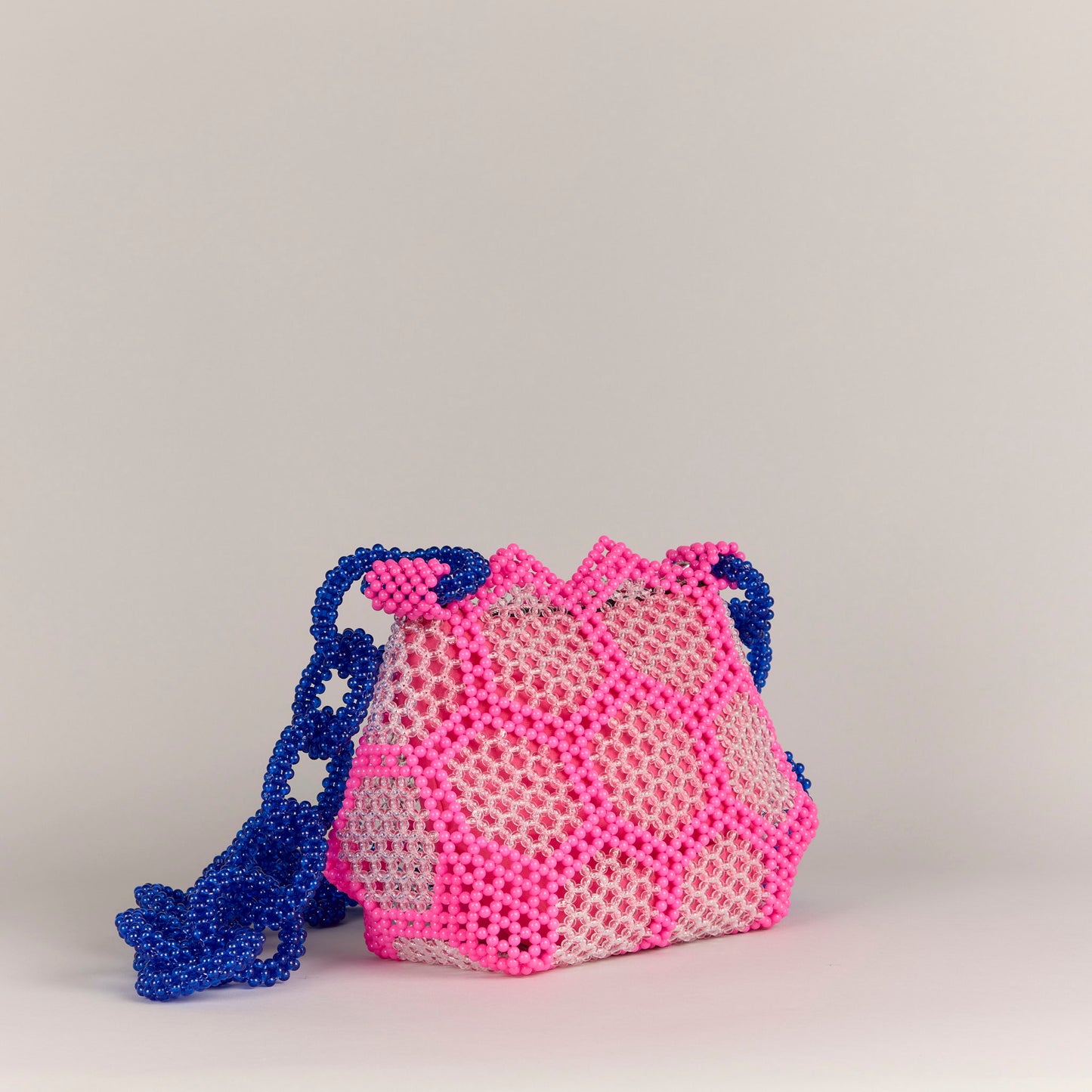 PINK ROPE CHAIN MESSENGER BAG